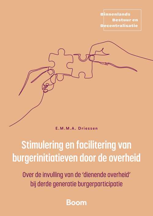 Stimulering en facilitering van burgerinitiatieven door de overheid -  E.M.M.A. Driessen (ISBN: 9789400114234)