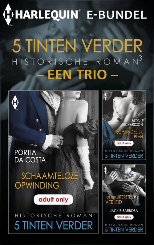 5 Tinten verder historisch 3 - een trio (3-in-1) -  Alison Richardson, Jackie Barbosa, Portia Da Costa (ISBN: 9789402529128)