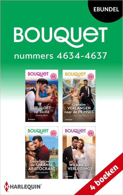 Abby Green Bouquet e-bundel nummers 4634 - 4637 -   (ISBN: 9789402575262)