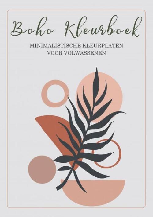 Boho Kleurboek Minimalistische Kleurplaten Voor Volwassenen