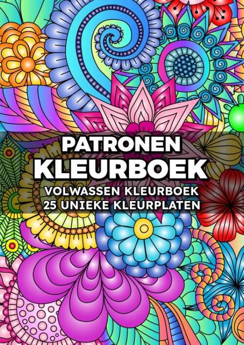 Volwassen Kleurboek Patronen Kleurboek, 25 Unieke Kleurplaten