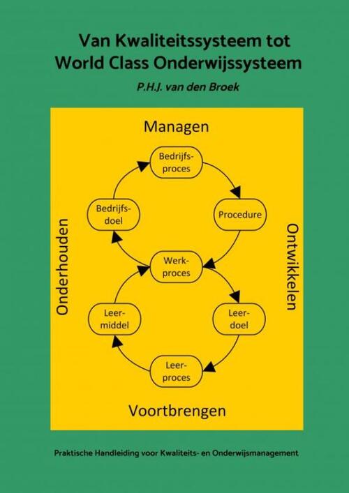 P.H.J. van den Broek Van Kwaliteitssysteem tot World Class Onderwijssysteem -   (ISBN: 9789403760568)