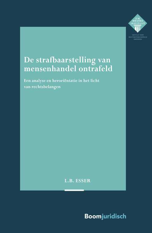 De strafbaarstelling van mensenhandel ontrafeld -  L.B. Esser (ISBN: 9789460942112)