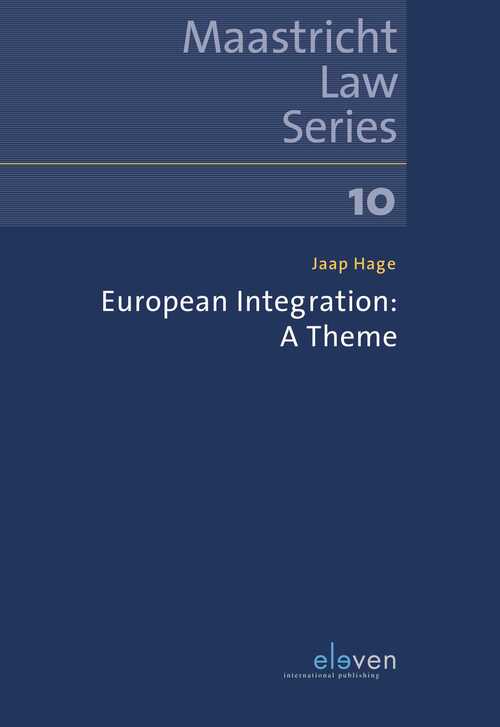 European Integration -  Jaap Hage (ISBN: 9789460944307)