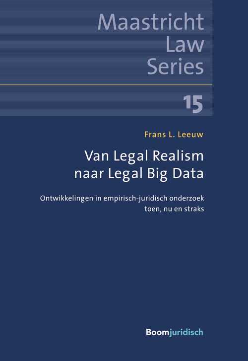 Van Legal Realism naar Legal Big Data -  Frans Leeuw (ISBN: 9789460944376)