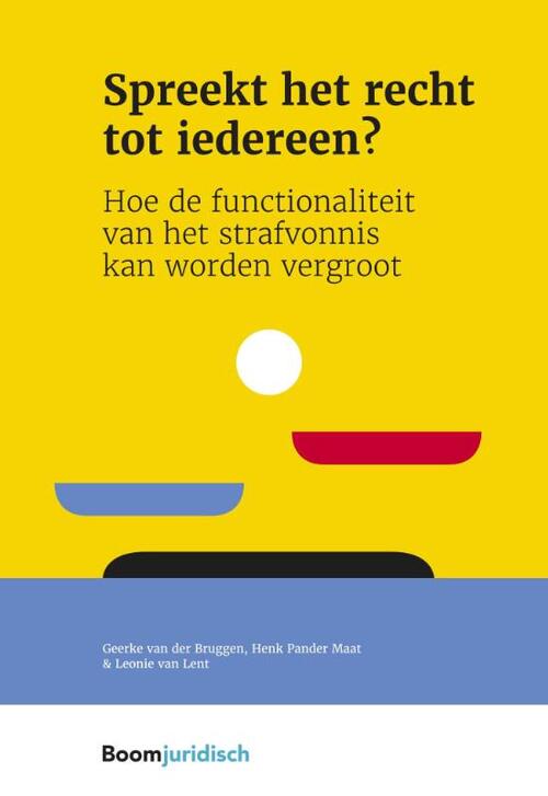 Spreekt het recht tot iedereen? -  Geerke van der Bruggen (ISBN: 9789462126800)