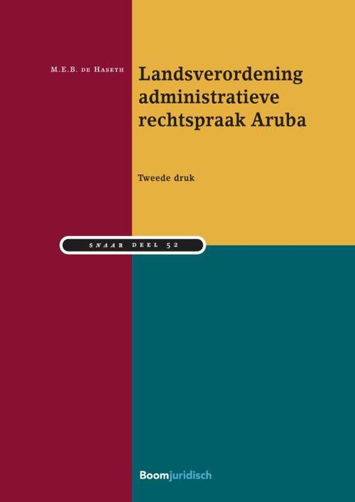 Landsverordening administratieve rechtspraak Aruba -  M.E.B. de Haseth (ISBN: 9789462128200)