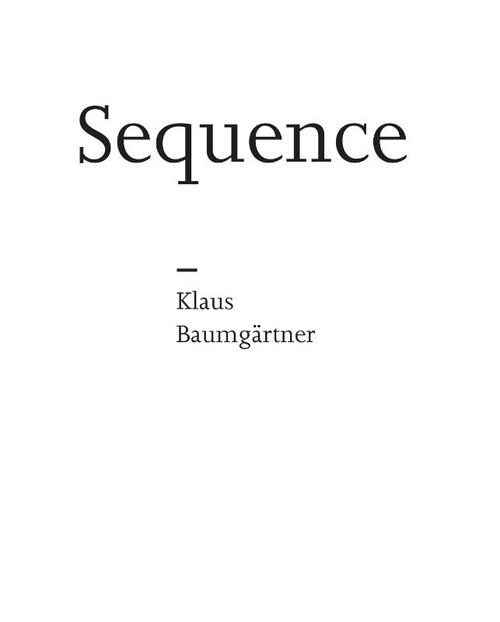 Sequence -  Hans Locher (ISBN: 9789462262911)