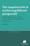 Het enqueterecht in rechtsvergelijkend perspectief -  R.P. Jager (ISBN: 9789462510241)