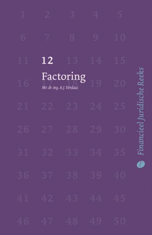 Factoring -  A.J. Verdaas (ISBN: 9789462511583)