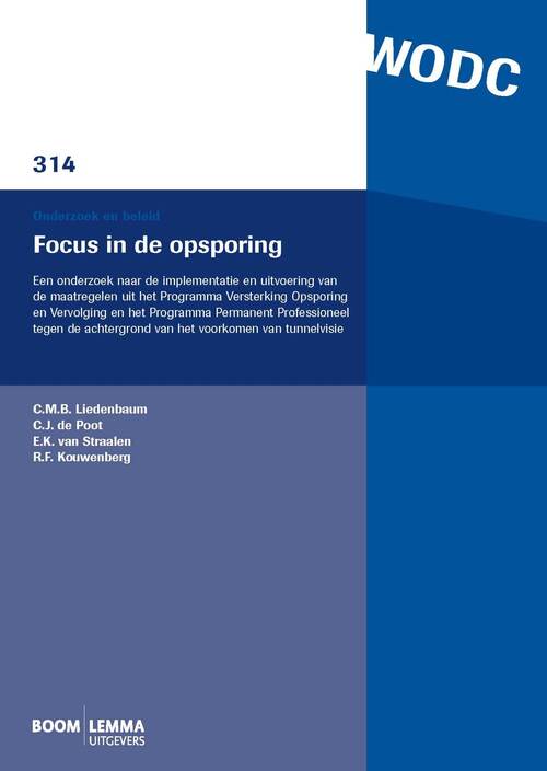 Focus in de opsporing -  C.J. de Poot (ISBN: 9789462743748)