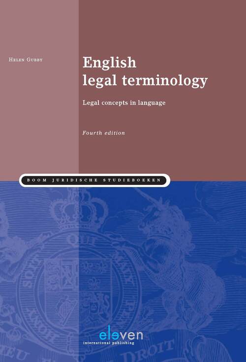 English legal terminology -  Helen Gubby (ISBN: 9789462743823)