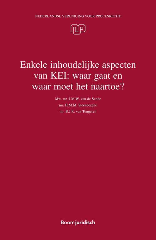 Enkele inhoudelijke aspecten van KEI: waar gaat en waar moet het naartoe? -  B.J.R. van Tongeren (ISBN: 9789462746985)