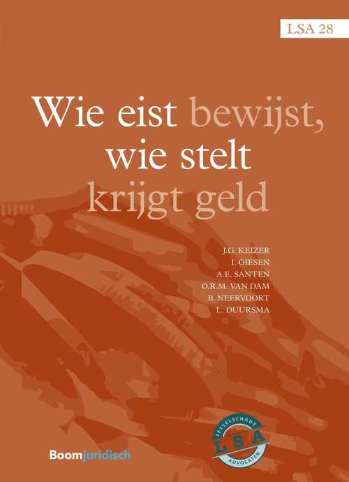 Wie eist bewijst, wie stelt krijgt geld -  A.E. Santen (ISBN: 9789462747142)