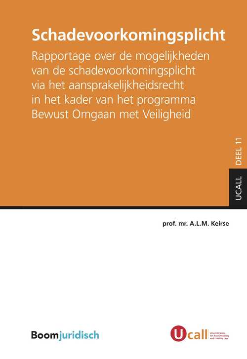 Schadevoorkomingsplicht -  A.L.M. Keirse (ISBN: 9789462748033)