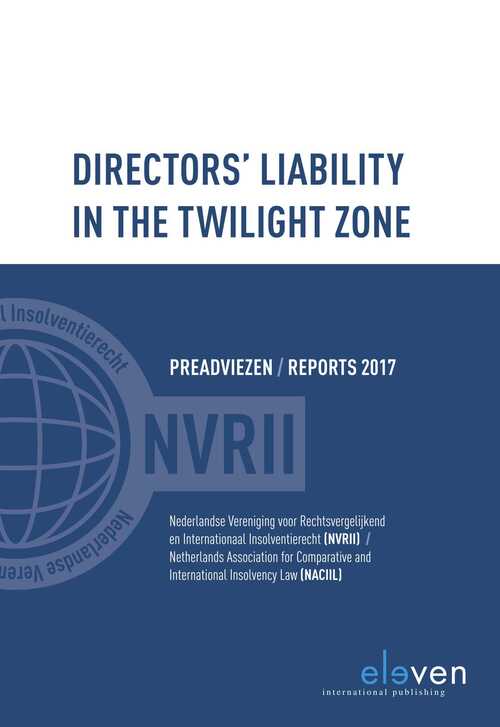 Directors liability in the twilight zone -  Loes Lennarts (ISBN: 9789462749115)