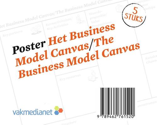 Poster Businessmodel Canvas/Poster The Business Model Canvas -  Alexander Osterwalder, Yves Pigneur (ISBN: 9789462761520)