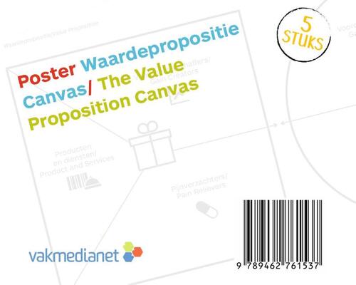 Poster Waardepropositie Canvas/Poster The Value Proposition Canvas -  Alan Smith (ISBN: 9789462761537)