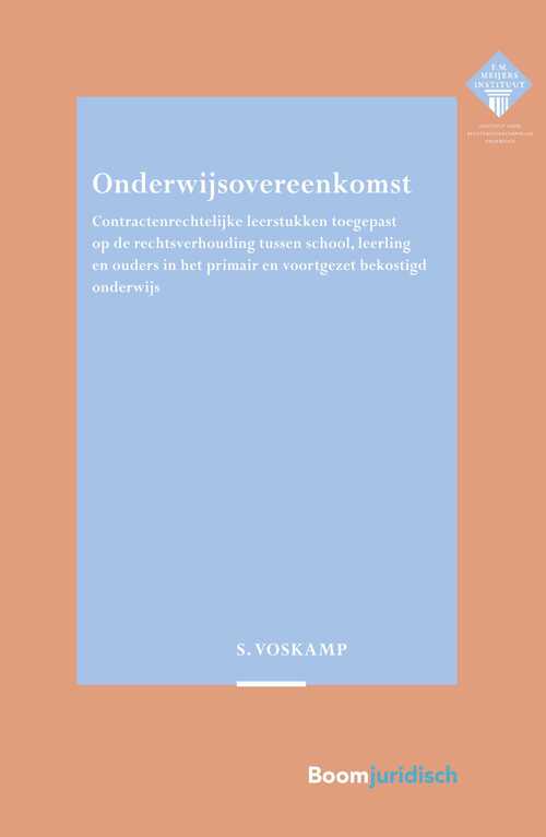 Onderwijsovereenkomst -  Stijn Voskamp (ISBN: 9789462905856)