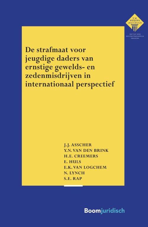 De strafmaat voor jeugdige daders van ernstige gewelds- en zedenmisdrijven in internationaal perspectief -  E. Huls (ISBN: 9789462909434)