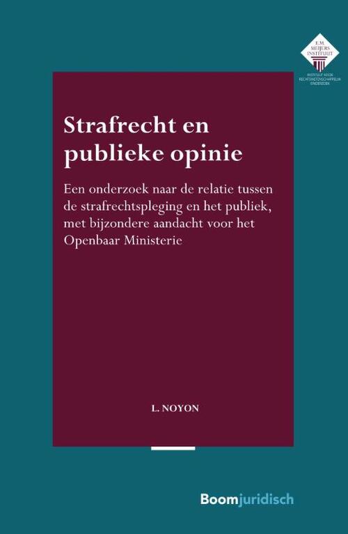 Strafrecht en publieke opinie -  L. Noyon (ISBN: 9789462909786)