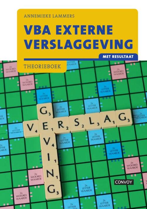 VBA Externe Verslaggeving met resultaat -  A. Lammers (ISBN: 9789463171106)