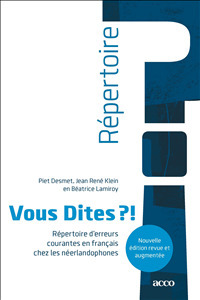 Vous Dites ?! -  Béatrice Lamiroy, Jean René Klein, Piet Desmet (ISBN: 9789463441896)