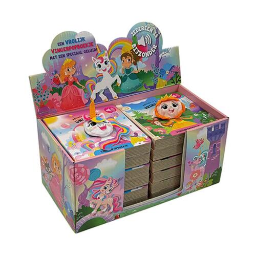 Display vingerpopboekjes Prinsessen/unicorns -   (ISBN: 9789463545570)