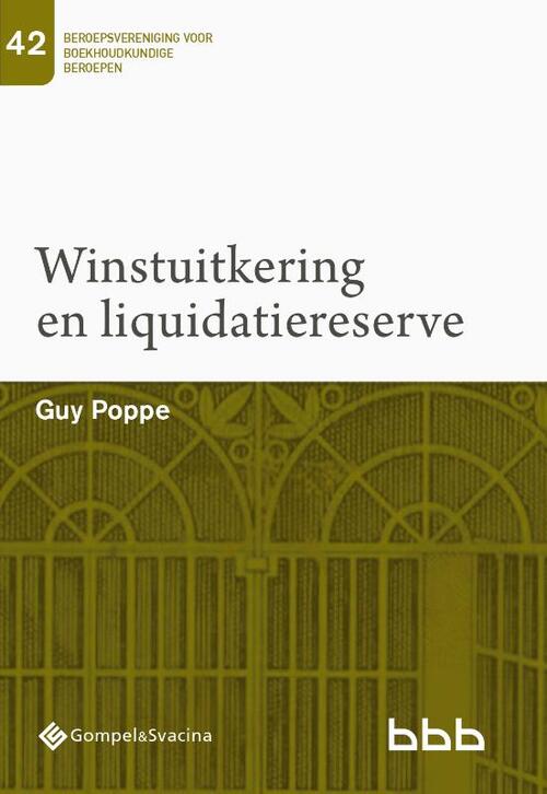 42-Winstuitkering en liquidatiereserve -  Guy Poppe (ISBN: 9789463711982)