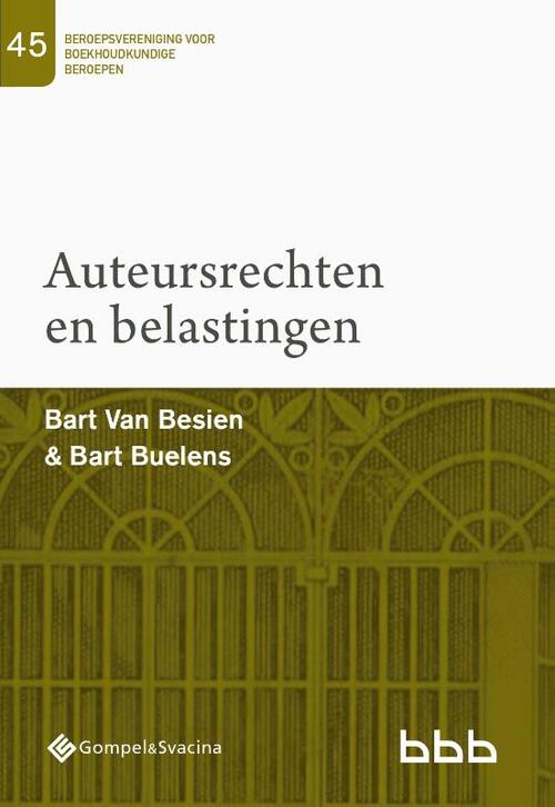 45-Auteursrechten en belastingen -  Bart Buelens, Bart van Besien (ISBN: 9789463712668)