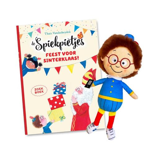 De spiekpietjes, pakket pop jongen bril + Feest voor Sinterklaas! -  Thaïs Vanderheyden (ISBN: 9789463889490)