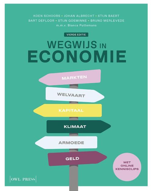 Wegwijs in economie -  Bart Defloor (ISBN: 9789463937092)