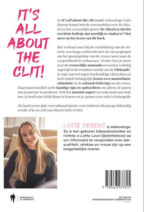 Its All About The Clit Lotte Sierens Boek 9789463937825 Bruna 8052