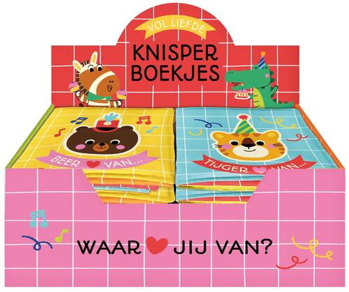 Display Knisperboekjes vol liefde - 2 x 5 exemplaren -   (ISBN: 9789464086874)