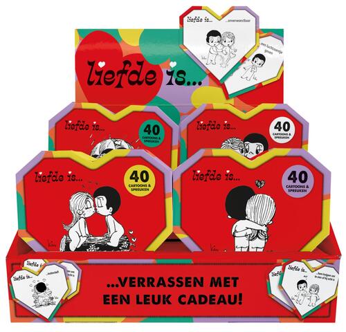 Display Liefde is… hartendoosjes 4 x 3 ex. -  Imagebooks Factory (ISBN: 9789464087390)