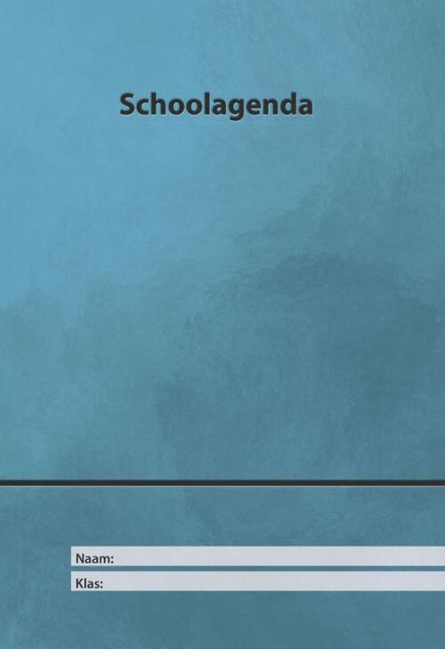 Schoolagenda Boek 9789464205190 Bruna