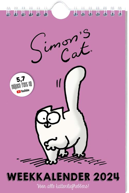 Simon's Cat weekkalender 2024, Interstat International Stationary