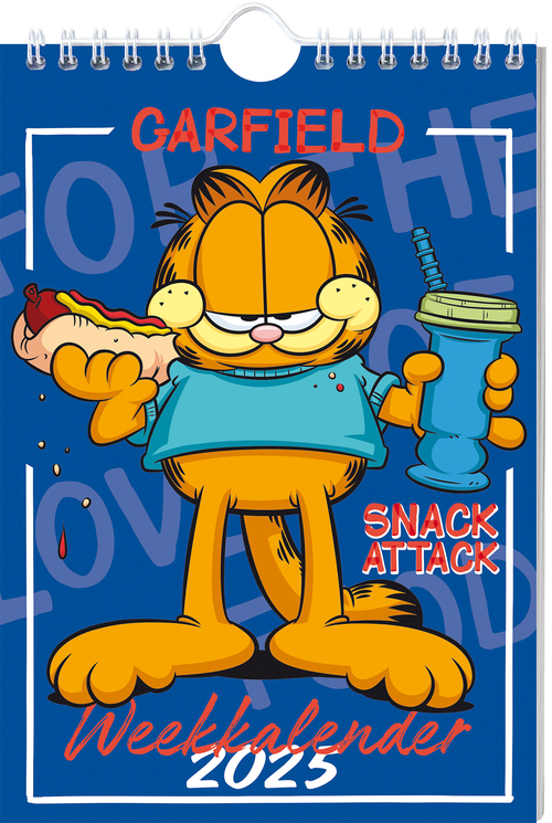 Garfield weekkalender - 2025, Interstat International Stationary  Spiraalgebonden 