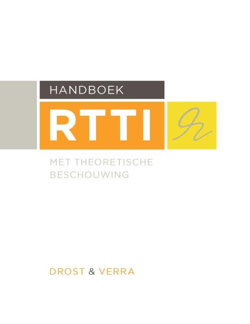 Handboek RTTI -  Marinka Drost, Petra Verra (ISBN: 9789490037147)