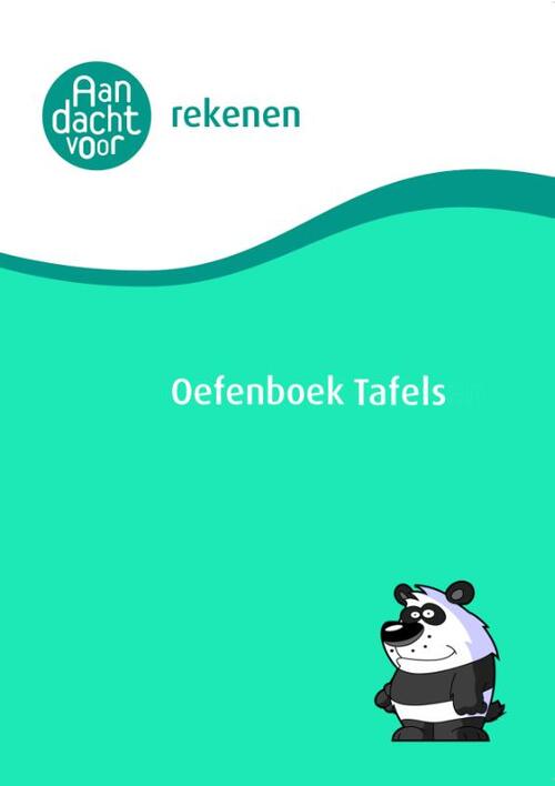 Tafels Van Vermenigvuldiging Oefenboek Sweelinck De Boer Boek