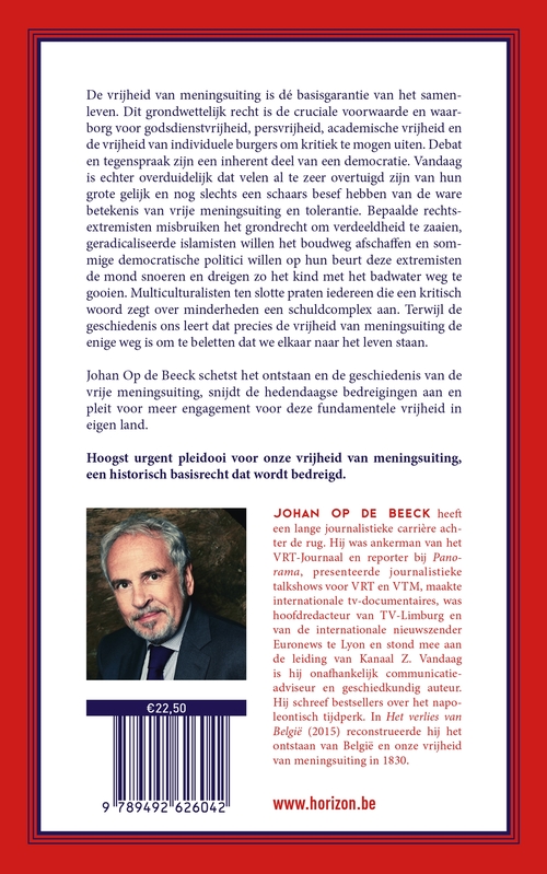 Vrijheid Van Meningsuiting, Johan Op De Beeck | EBook | 9789492626059 ...