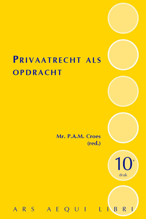 Privaatrecht als opdracht -  Patricia Croes (ISBN: 9789493199446)