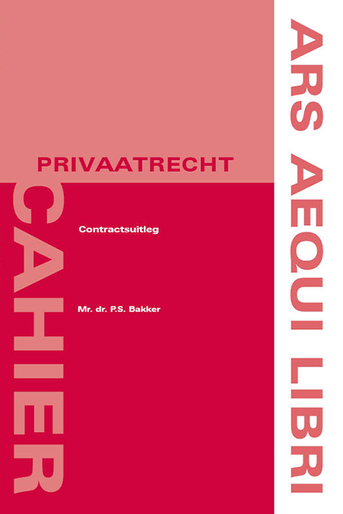 Contractsuitleg -  Sjoerd Bakker (ISBN: 9789493199484)