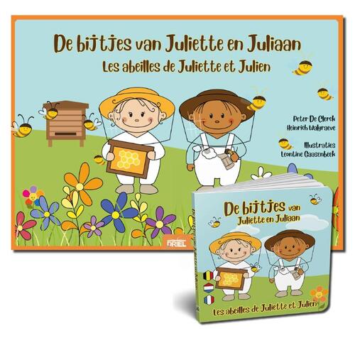 De bijtjes van Juliette en Juliaan kamishibai vertelplaten + boek -  Peter de Clerck (ISBN: 9789493200760)