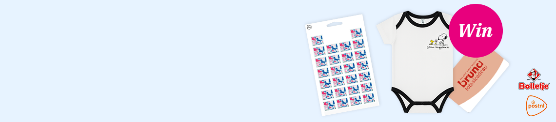 Maak kans op een Bruna & Bolletje Baby Pakket t.w.v. €125.-